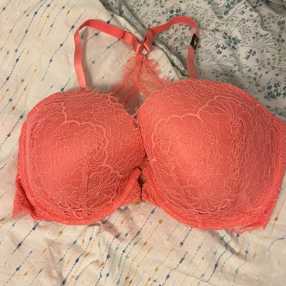NWT Victorias Secret Lined Demi 36DDD Front Close Bra